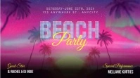 Maximalist Beach Party Digital Display (16:9) template