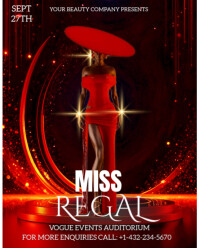 Maximalist Beauty Pageant Instagram Portrait template