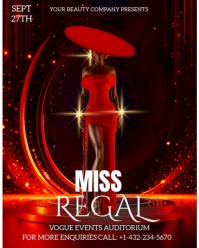 Maximalist Beauty Pageant Instagram Portrait template