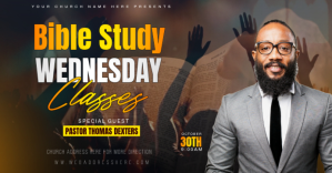 Maximalist Bible Study Classes  Facebook Event Cover template