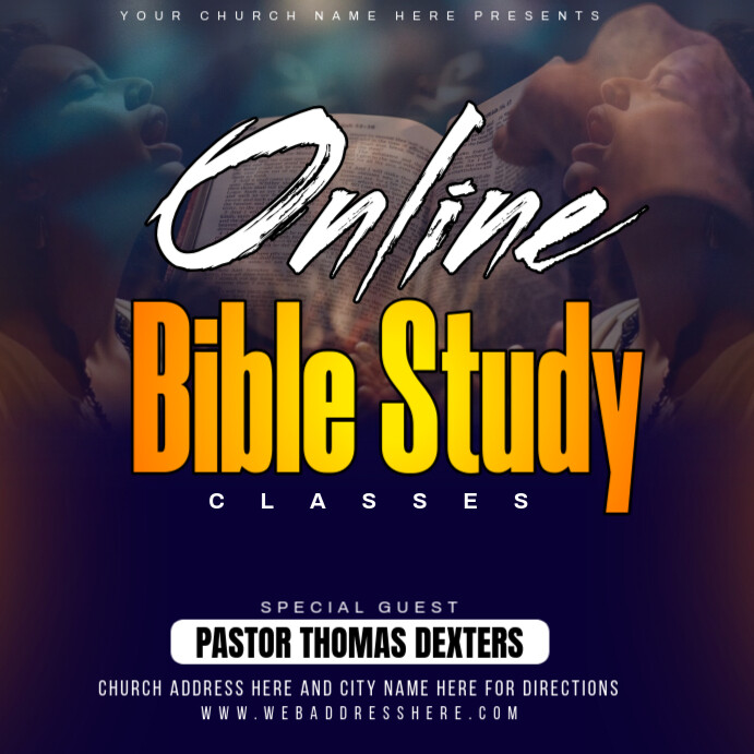 Copy of Maximalist Bible Study Classes Instagram Post | PosterMyWall