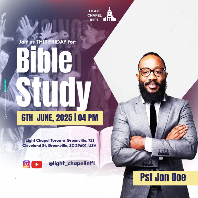 Copy of Maximalist Bible Study Instagram Post | PosterMyWall