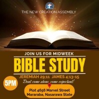 Maximalist Bible Study  Instagram Post template