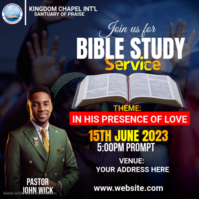 Copy of Maximalist Bible Study Instagram Post | PosterMyWall