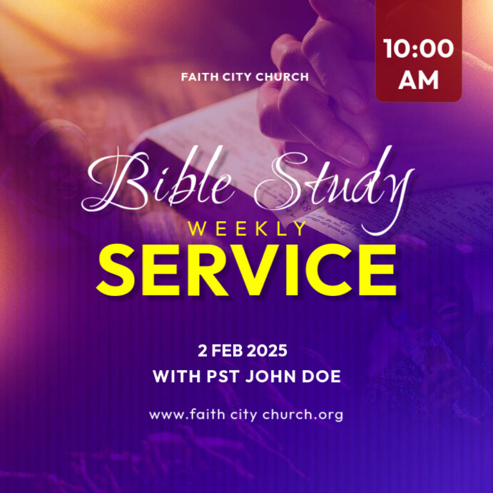 Copy of Maximalist Bible Study Instagram Post | PosterMyWall