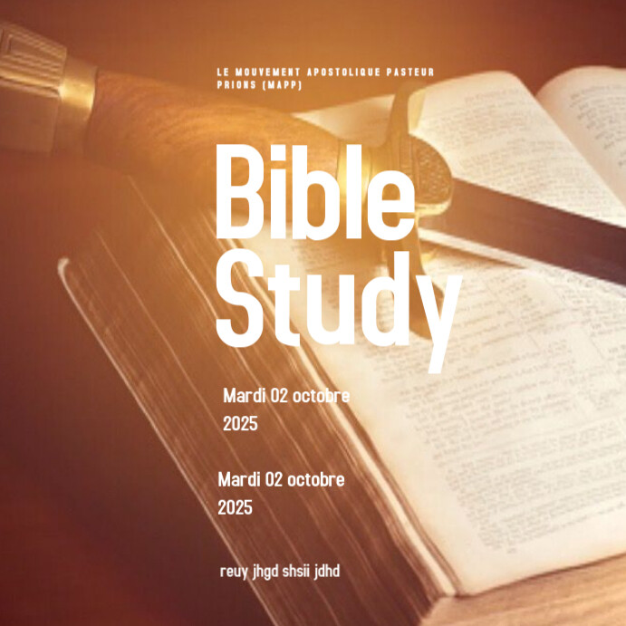 Copy of Maximalist Bible Study Instagram Post | PosterMyWall