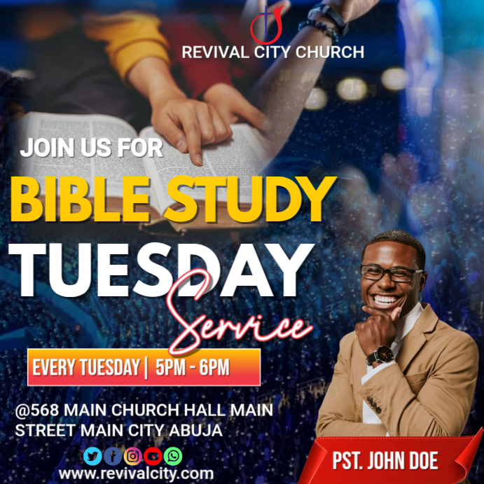 Copy of Maximalist Bible Study Service Instagram Post | PosterMyWall