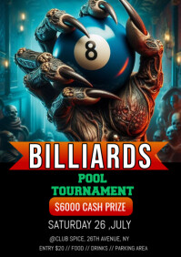 Maximalist Billiards A3 template