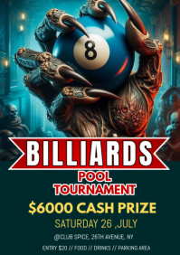 Maximalist Billiards A3 template