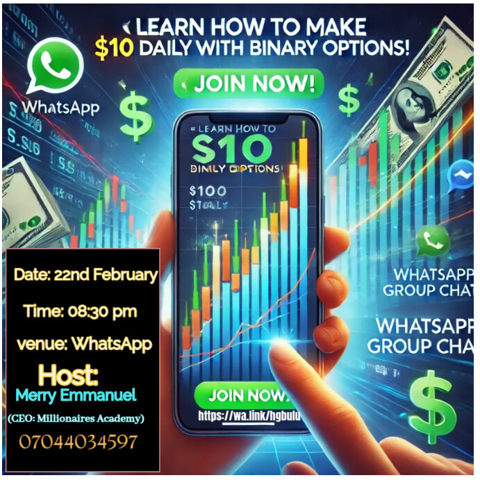 Maximalist Binary Option Trading  Instagram Post template