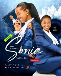 Maximalist Birthday Design Video Template  Instagram Portrait