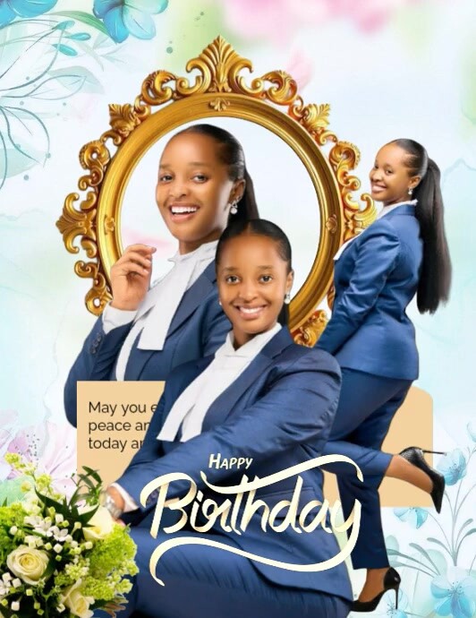 Maximalist Birthday Flyer (us Letter) template