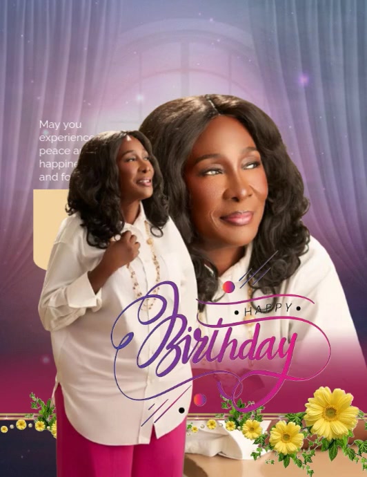 Maximalist Birthday Flyer (us Letter) template
