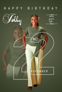 Maximalist Birthday Flyer  Banner 4' × 6' template