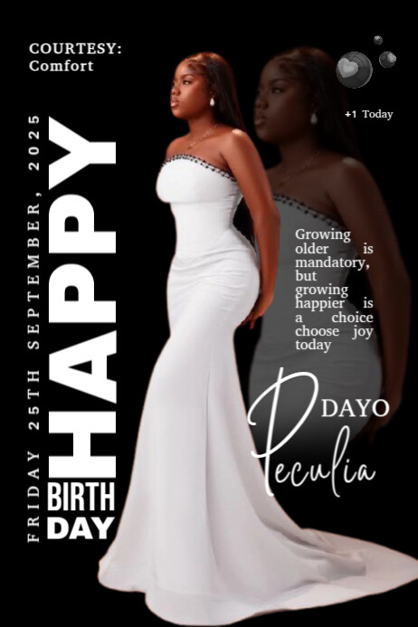 Copy of Maximalist Birthday Flyer Banner 4' × 6' | PosterMyWall