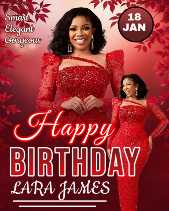Copy of Maximalist Birthday Flyer Instagram Portrait | PosterMyWall