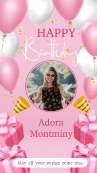 Maximalist Birthday Reel/event Post/birthday template