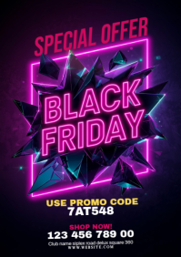 Maximalist Black Friday A1 template