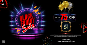 Maximalist Black Friday  Facebook Event Cover Facebook Event Cover template