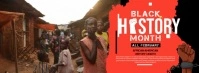 Maximalist Black History Month Facebook Cover  Facebook Cover Photo template