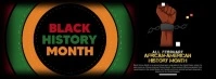 Maximalist Black History Month Facebook Cover Facebook Cover Photo template