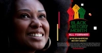 Maximalist Black History Month Facebook Event Cover Facebook Event Cover template