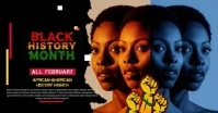 Maximalist Black History Month Facebook Event Cover Facebook Event Cover template