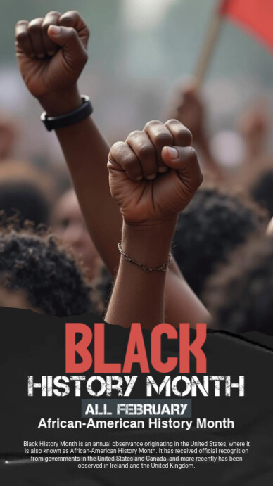 Maximalist Black History Month Template Instagram Story