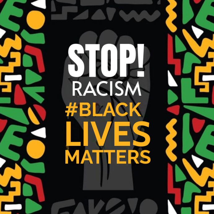 Maximalist Black Lives Matters Awareness Instagram Post Template ...