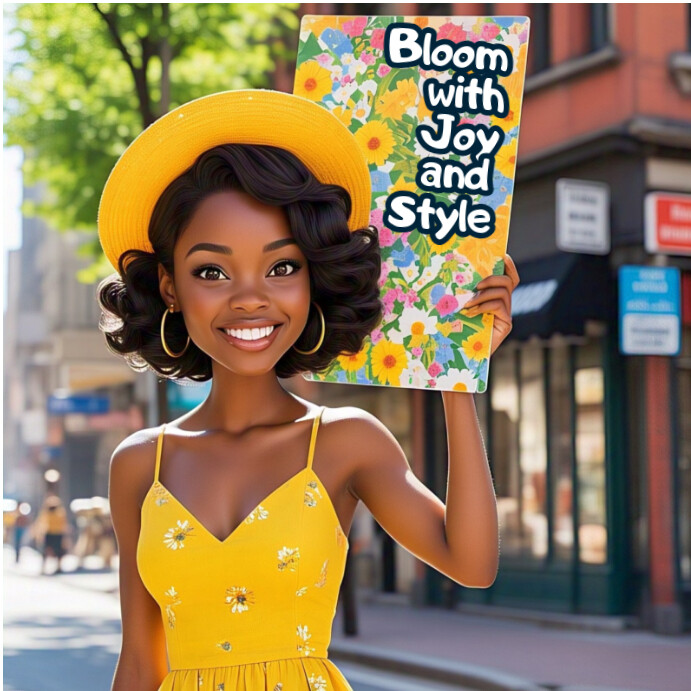 Maximalist Bloom With Joy And Style  Instagram Post template