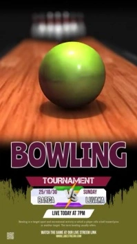 Maximalist Bowling Template Instagram Story  Instagram Story