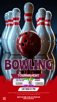 Maximalist Bowling Template Instagram Story
