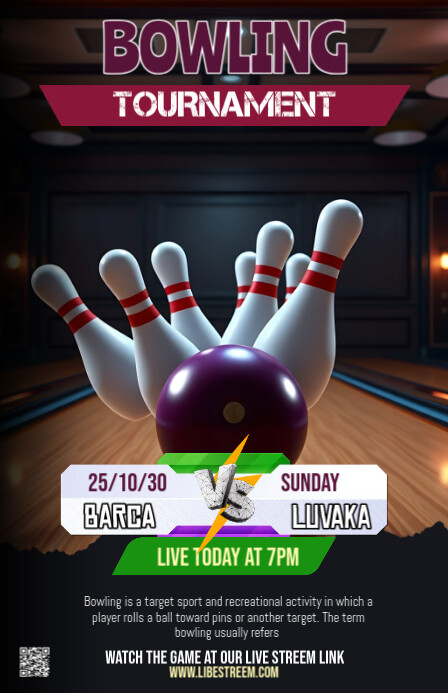 Maximalist Bowling Template Tabloid
