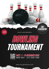Maximalist Bowling Tournament A5 template