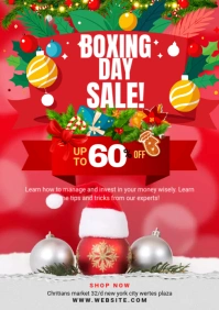 Maximalist Boxing Day Flyer A2 template