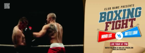 Maximalist Boxing Facebook Cover Photo Facebook Cover Photo template
