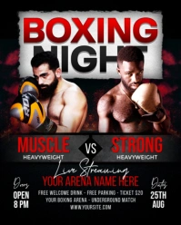 Maximalist Boxing Night Instagram Portrait template