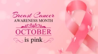 Maximalist Breast Cancer Awareness Digital Display (16:9) template