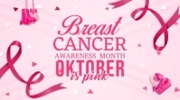 Maximalist Breast Cancer Awareness Digital Display (16:9) template