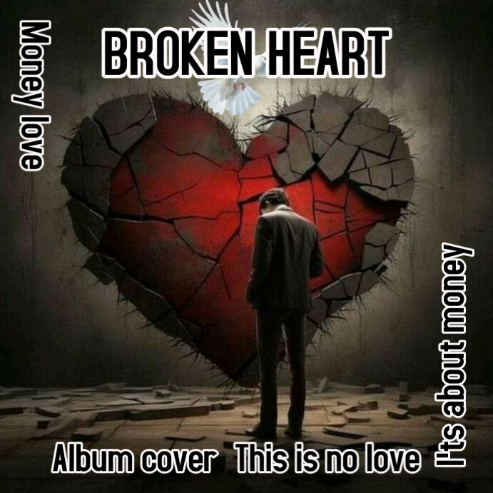 Copy of Maximalist Broken Heart Instagram Post | PosterMyWall
