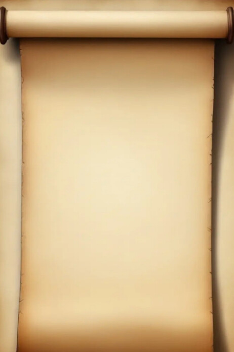 Maximalist Brown Scroll  Poster template