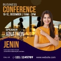 Maximalist Business Conference Instagram Post template
