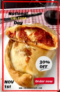 Maximalist Calzone Craze Half Page Wide ความกว้างแบบครึ่งหน้า template