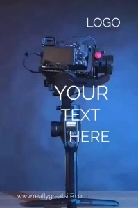 Maximalist Camera  Poster template