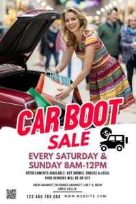 Maximalist Car Boot Sales Pinterest Graphic Template Pinterest Graphic