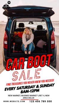 Maximalist Car Boot Sales Template  Instagram Story