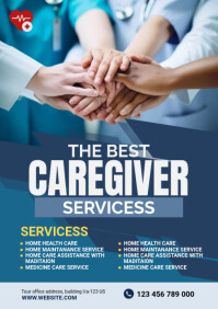 Maximalist Caregiver Service A5 template