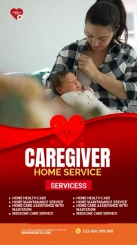 Maximalist Caregiver Service Instagram Story Instagram Story template