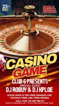 Maximalist Casino Game Instagram Story template