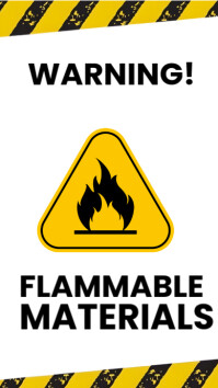 Maximalist Caution / Warning Sign Instagram Story template